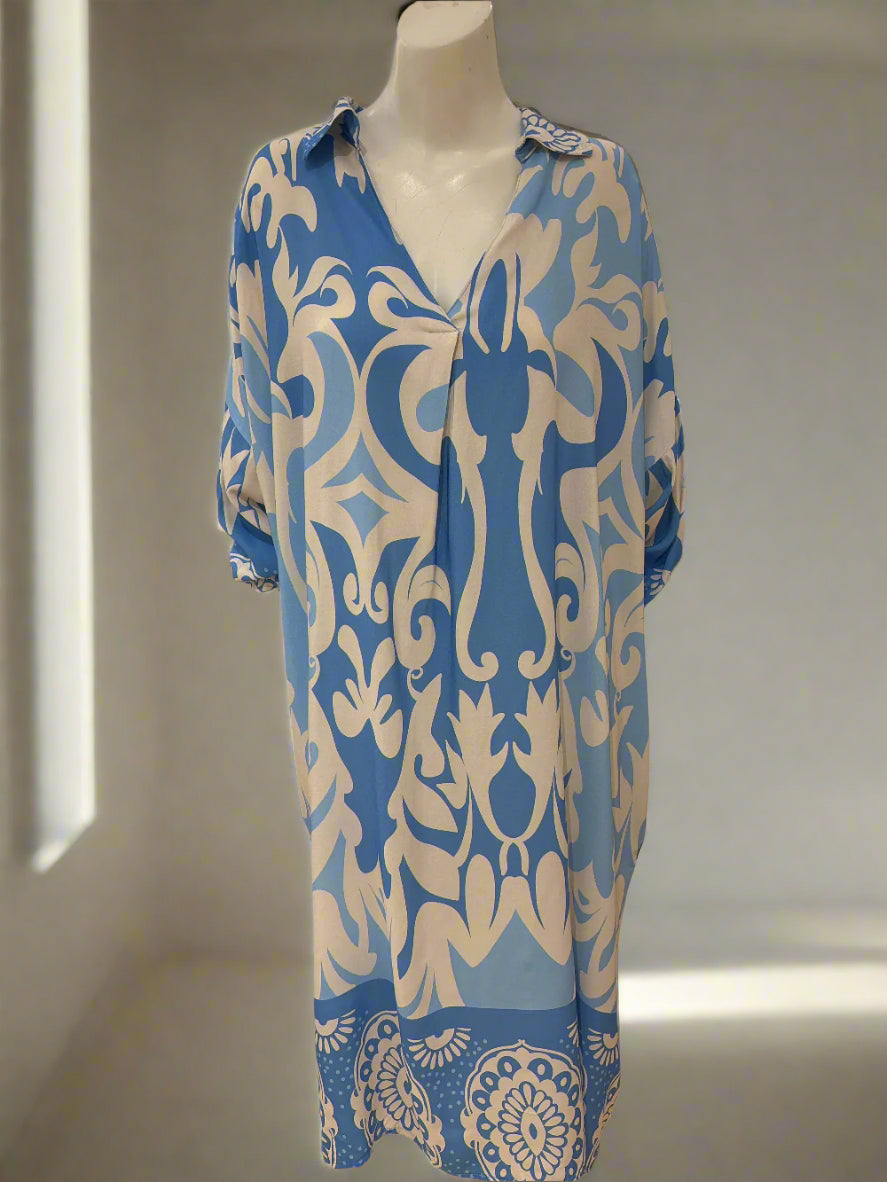 Long Print Dress