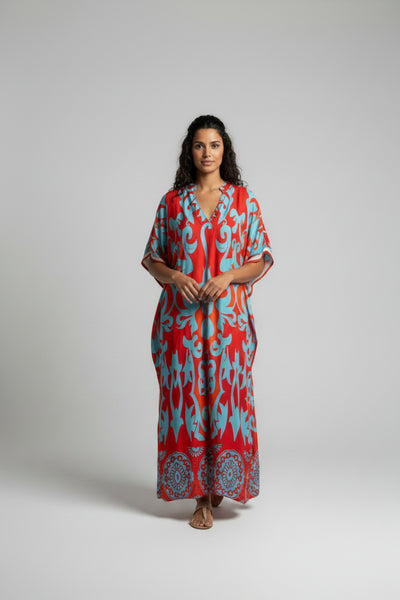 Long Print Dress