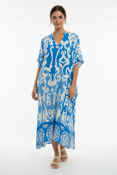 Long Print Dress