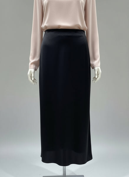Long Sateen Skirt