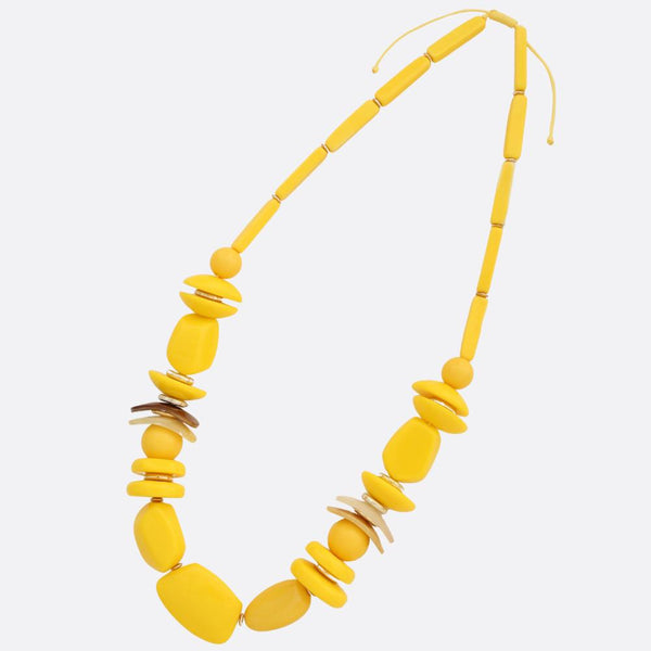 Multi Shape Beaded Necklace