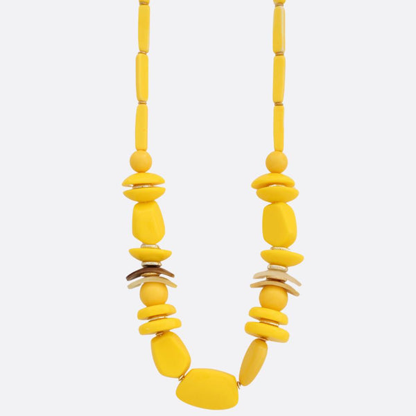 Multi Shape Beaded Necklace