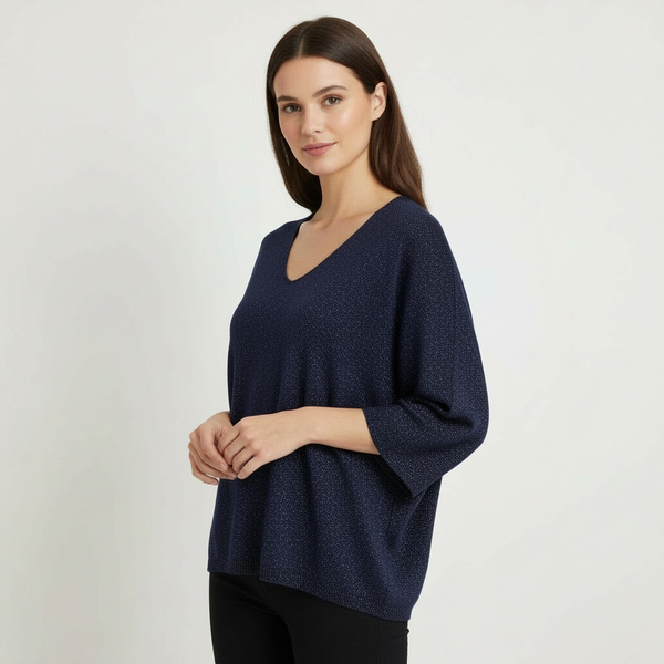 3/4 Light Lurex Sweater