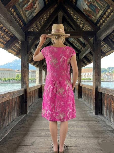 Floral Linen Dress