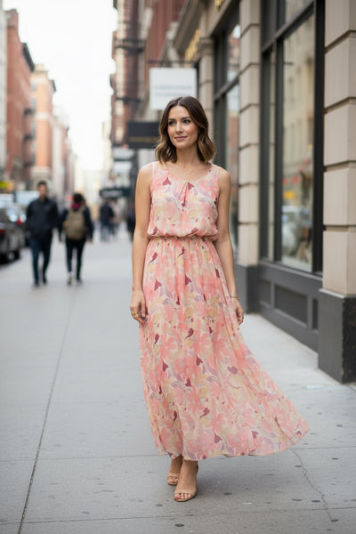 Maxi Print Dress