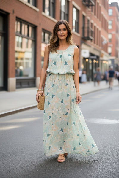Maxi Print Dress