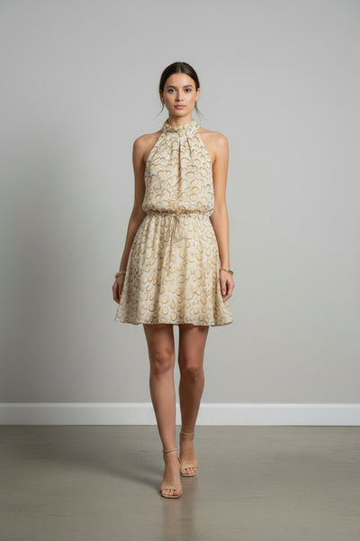 Sleeveless Print Dress