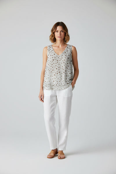 Sleeveless Layered Top