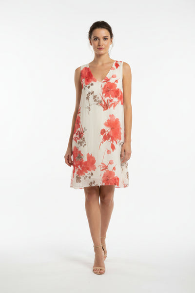 Sleeveless Floral Dress