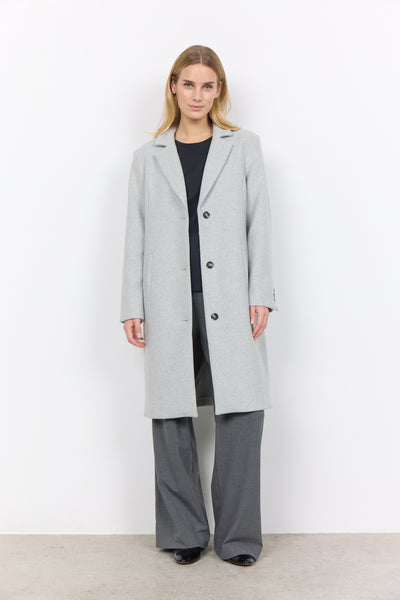 Wool Blend Long Coat