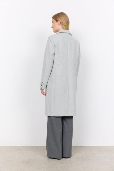 Wool Blend Long Coat