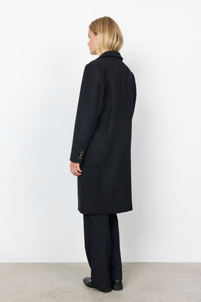 Wool Blend Long Coat