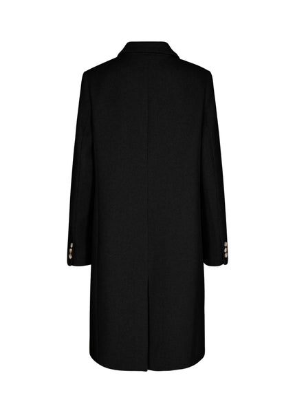 Wool Blend Long Coat
