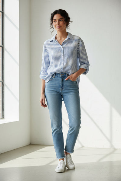 Stripe Cotton Shirt