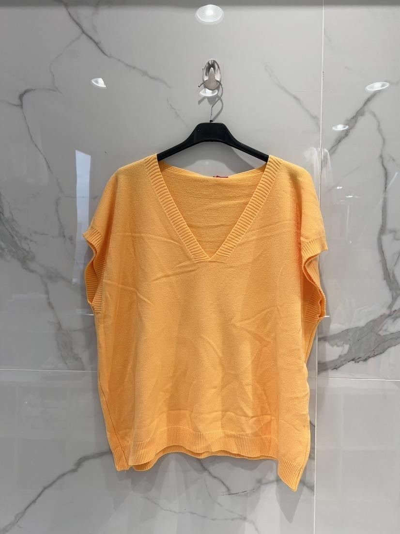 V-Neck Knit Vest