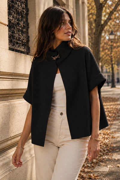 Buckled Crop Cardigan