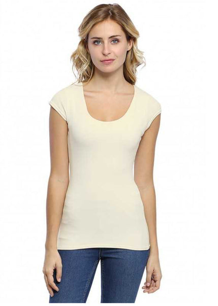Round Neck Slim Fit Top
