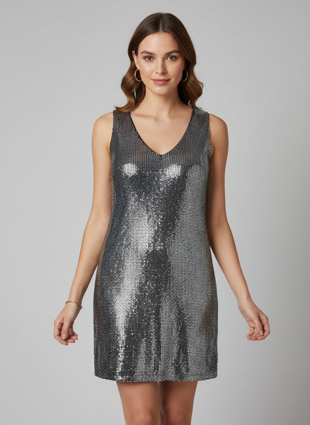 Sleeveless V-Neck Dress