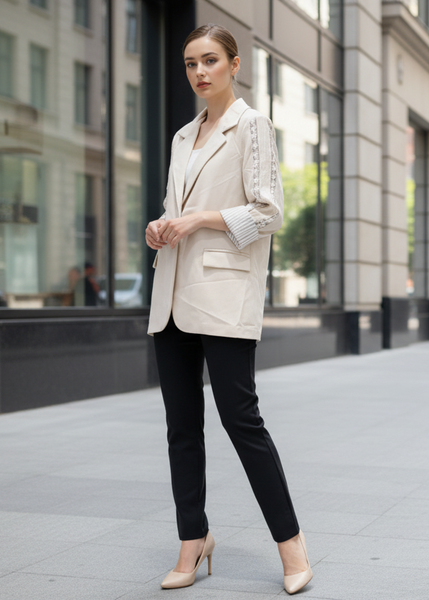 Detail Sleeve Jacket
