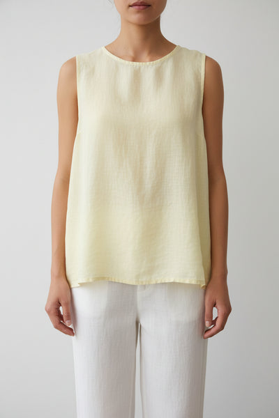 Sleeveless Linen Vest