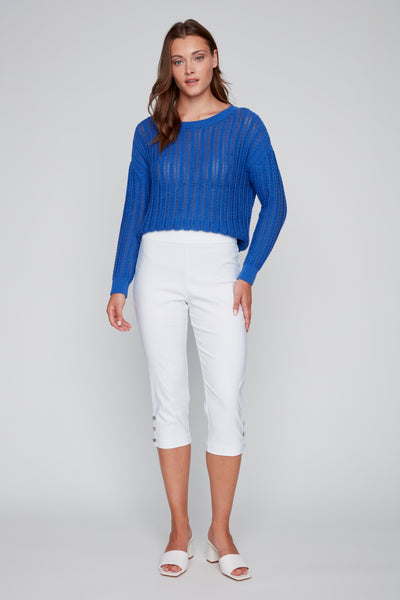Pull-On Cropped Pants