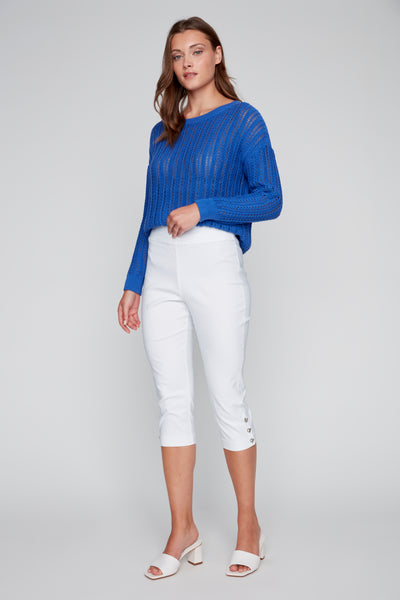 Pull-On Cropped Pants