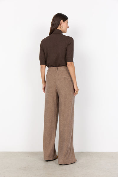 Herringbone Wide Leg Pants