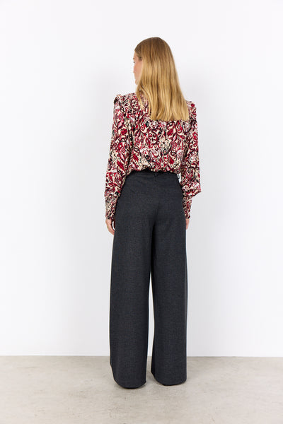 Herringbone Wide Leg Pants