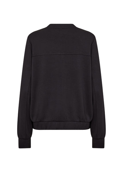 Zipper Front Sweatshirt