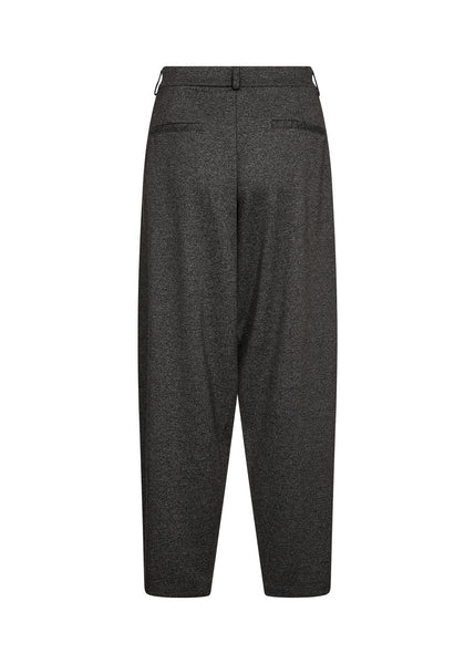 High Waist Textured Pants