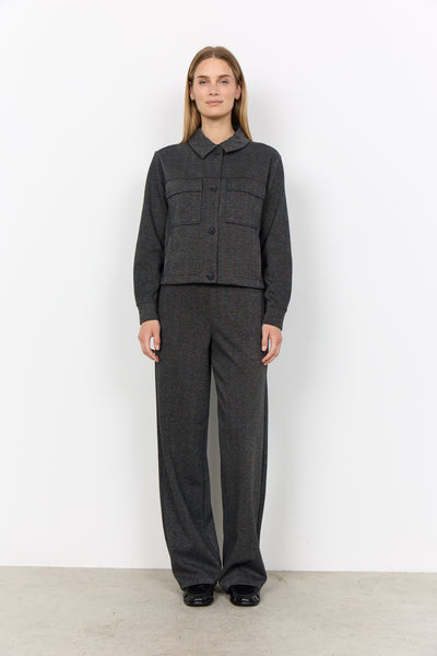 Button Front Herringbone Jacket