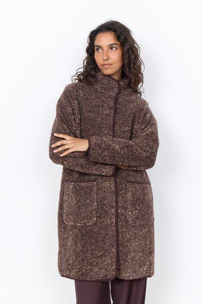 3/4 Button Front Coat