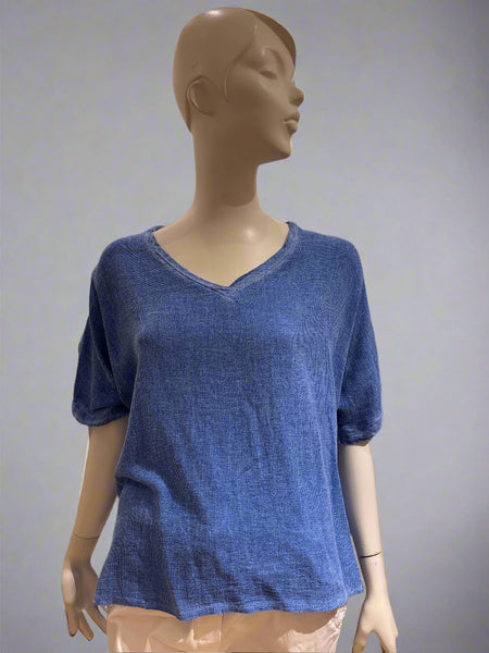 Linen/Cotton Mix Top - Italian