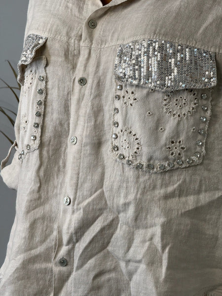 Detail Pocket Linen Shirt