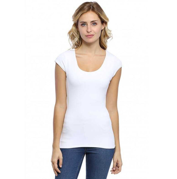 Round Neck Slim Fit Top