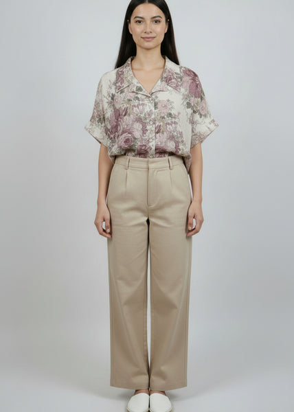 Short Sleeve Print Top