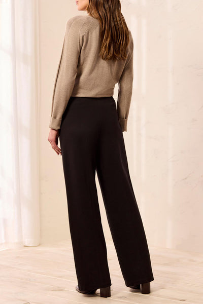 Flatten It Pull-On Pants With Button Detail
