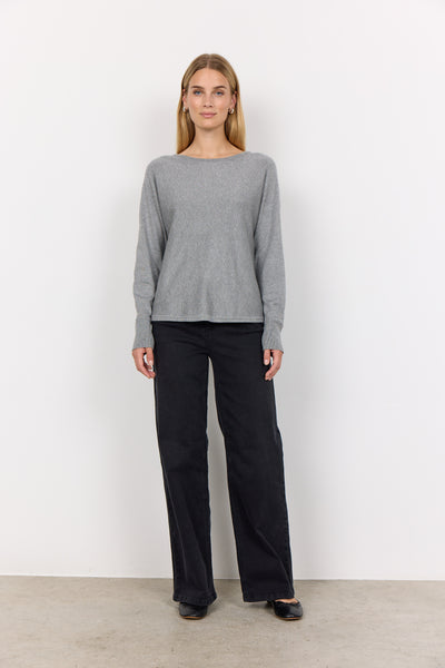 Long Sleeve Button Back Sweater