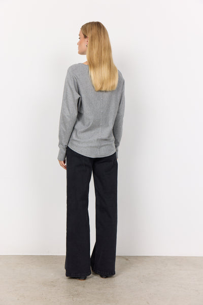 Long Sleeve Button Back Sweater