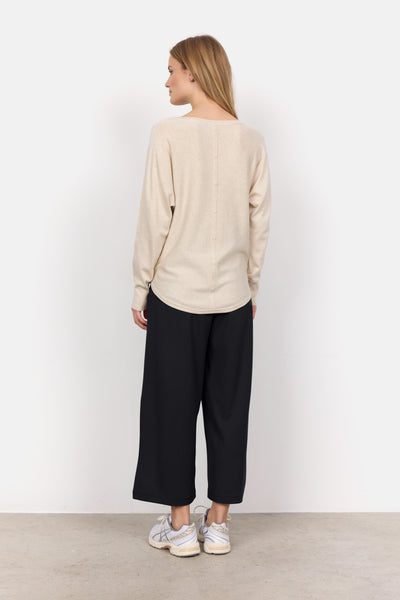 Long Sleeve Button Back Sweater
