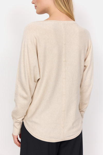 Long Sleeve Button Back Sweater