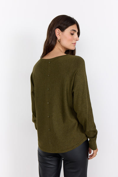 Long Sleeve Button Back Sweater
