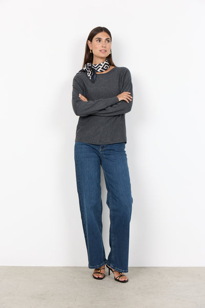 Long Sleeve Button Back Sweater