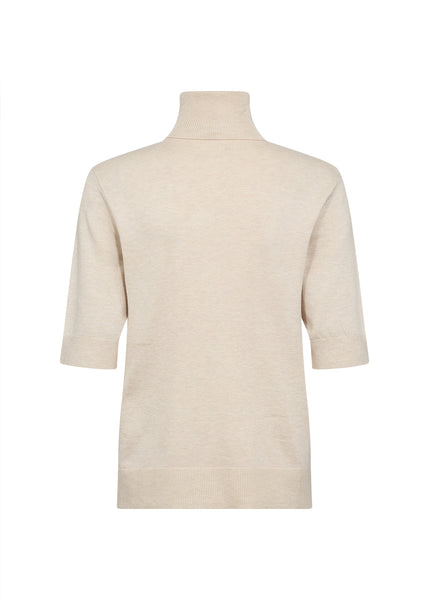 Short Sleeve Turtle Neck Sweater