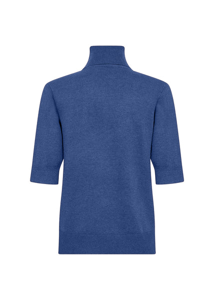 Short Sleeve Turtle Neck Sweater