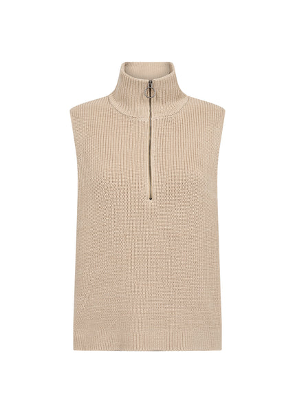 Knit Cotton Mix Vest