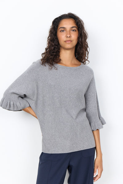 Ruffle Sleeve Sweater