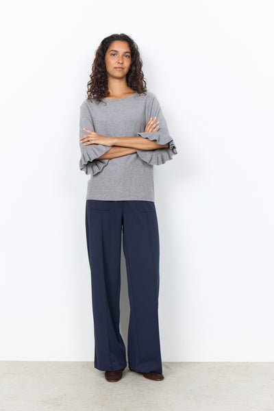 Ruffle Sleeve Sweater