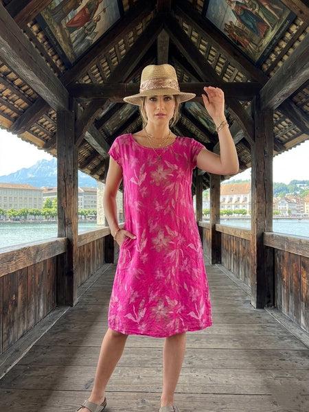 Floral Linen Dress