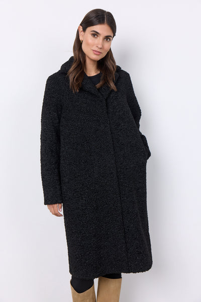 Long Button Front Coat